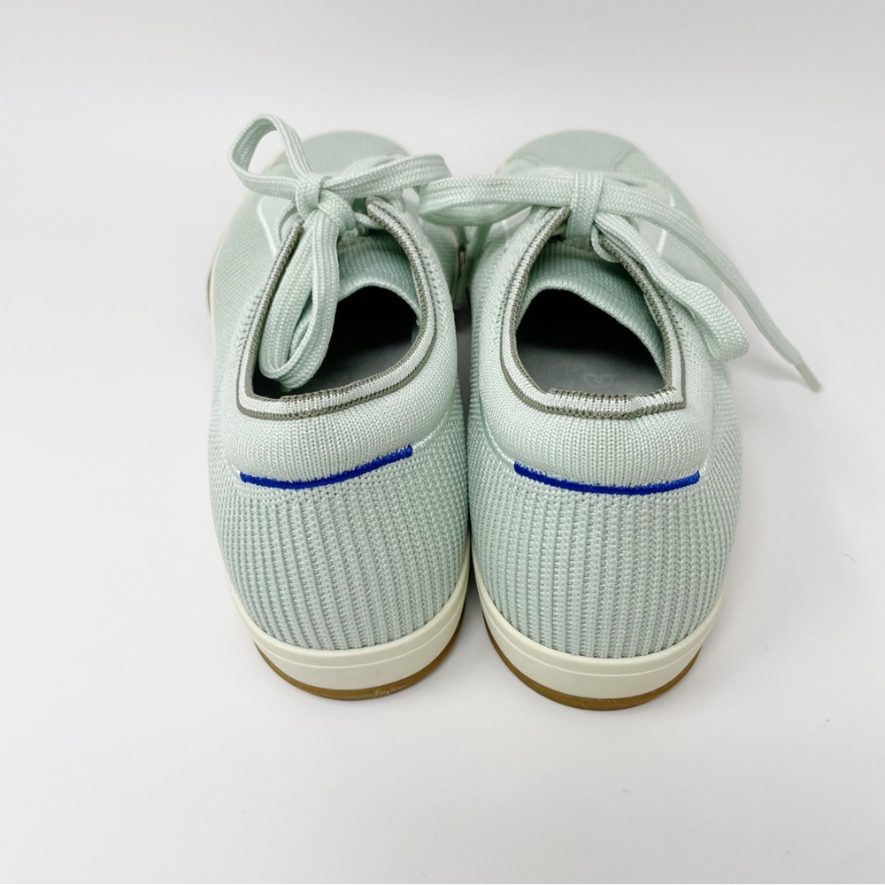 NWB ROTHY'S THE LACE UP SNEAKER SHOES IN SPEARMINT GREEN - Picture 5 of 6